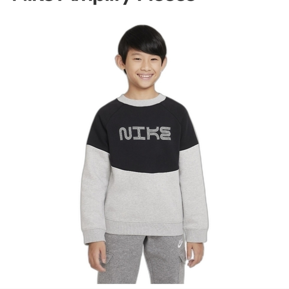 Nee Sweatshirt round neck child Nike Amplify Fleece Szie M